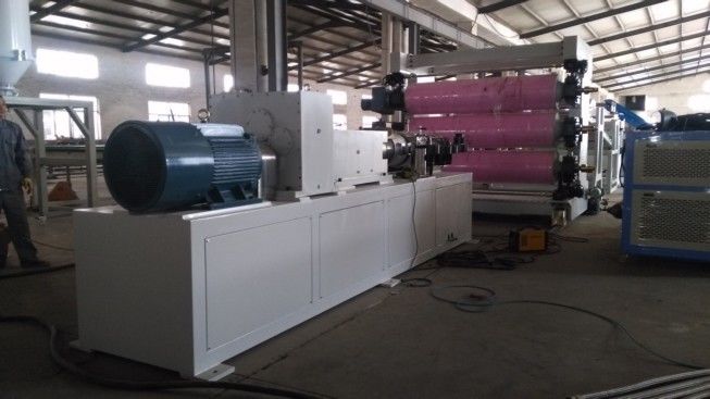 Imitation Marble Color UV Coating PVC Decorative Sheet Extrusion Line